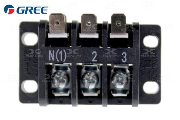 CONECTOR/BORNEIRA 3 VIAS 450V 2,5mm² (32A) JXW-3-G