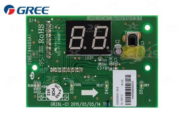 PLACA DISPLAY CASSETE 1 VIA (G-Línea)